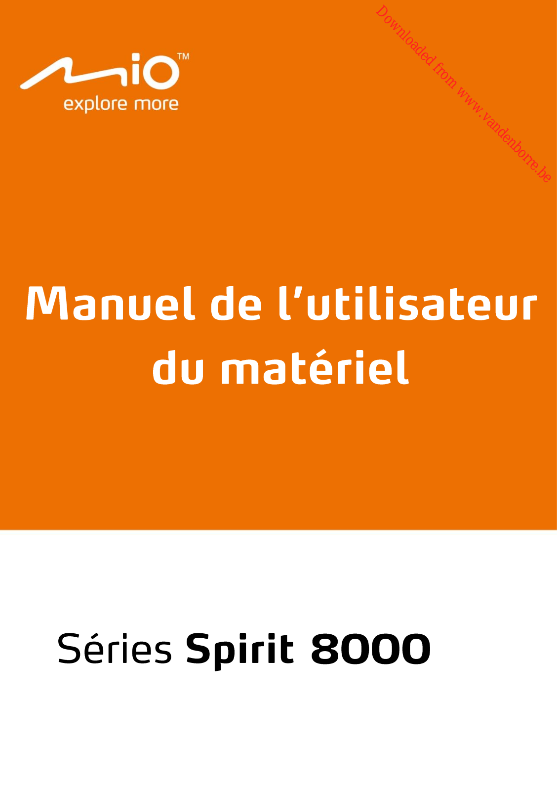 MIO SPIRIT 8000 User Manual