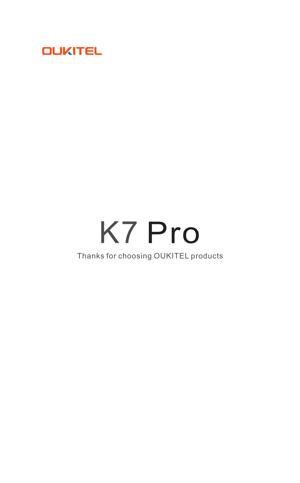 YUNJI INTELLIGENT TECHNOLOGY K7PRO User Manual