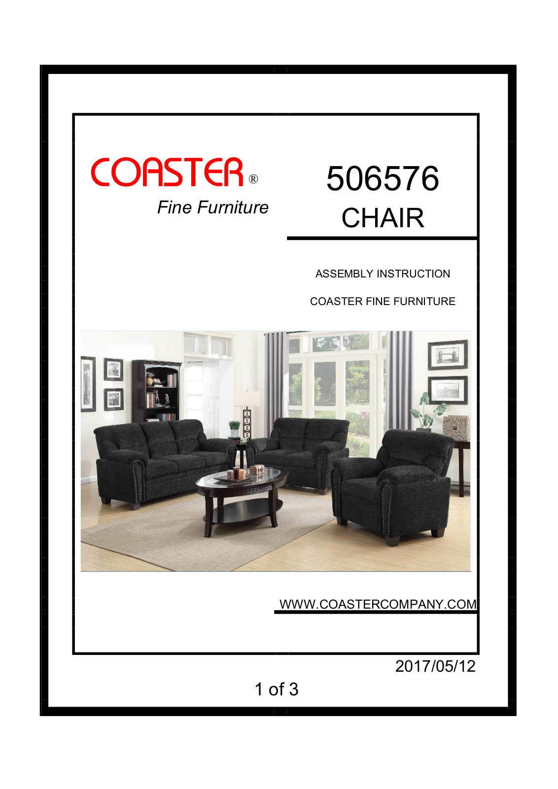Coaster 506576 Assembly Guide - ManualMachine.com