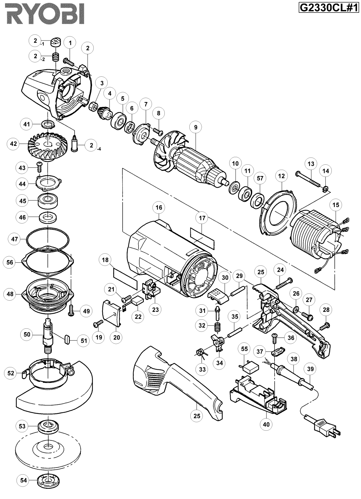 Ryobi G2330CL-1 User Manual