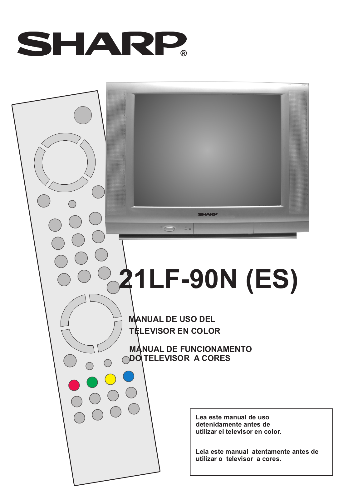 Sharp 21LF-90N Operation Manual