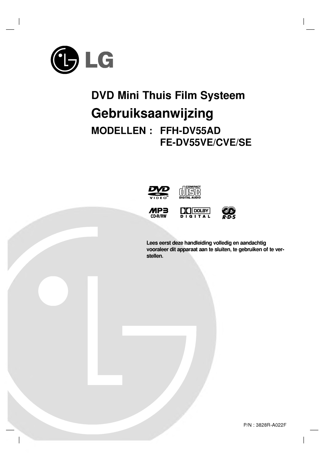 Lg FFH-DV55AD User Manual