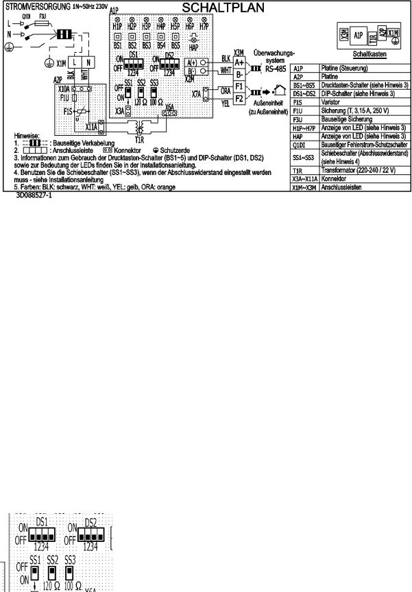 Daikin EKMBDXB7V1 Installer reference guide