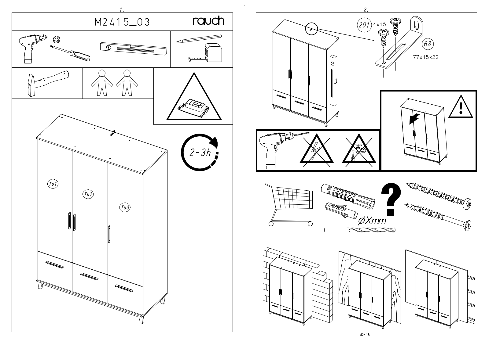 rauch M2415 Assembly instructions - ManualMachine.com