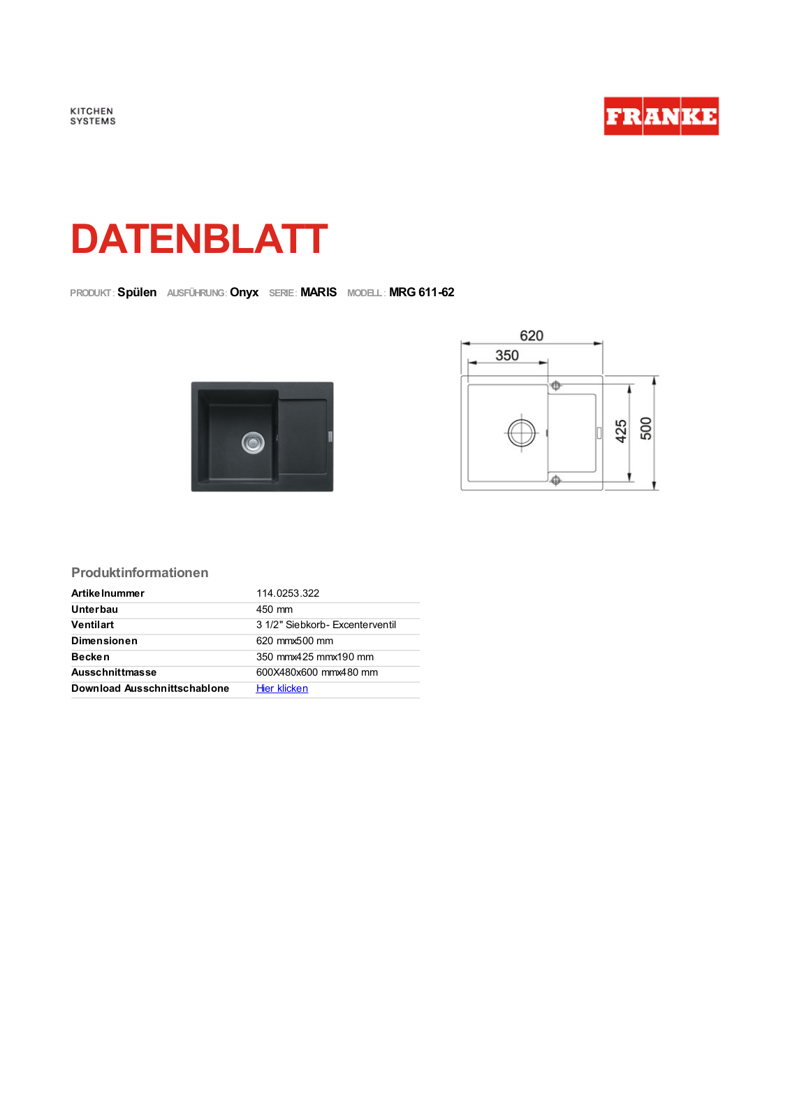 Franke MRG 611-62 Service Manual