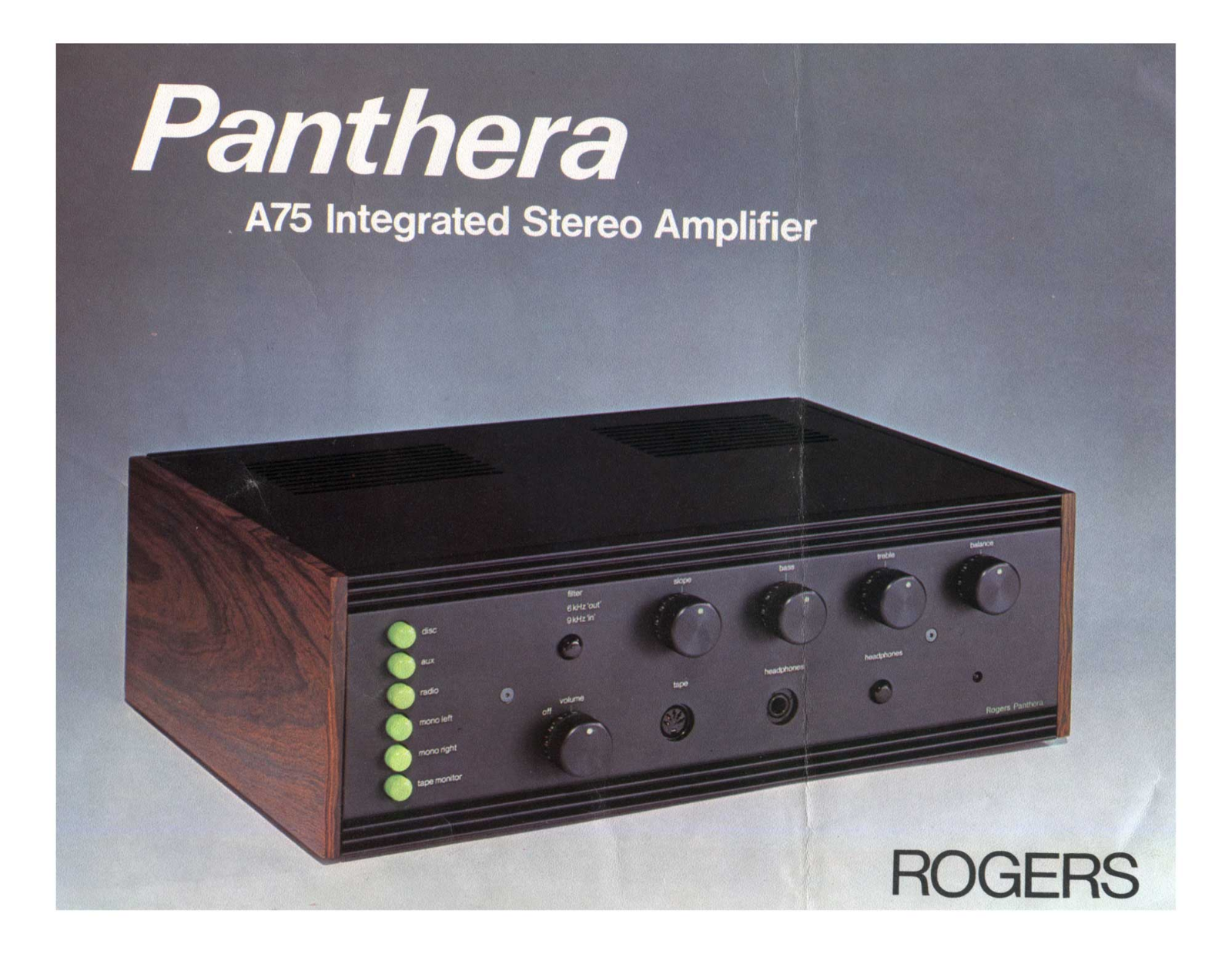 Rogers Panthera A-75 Brochure