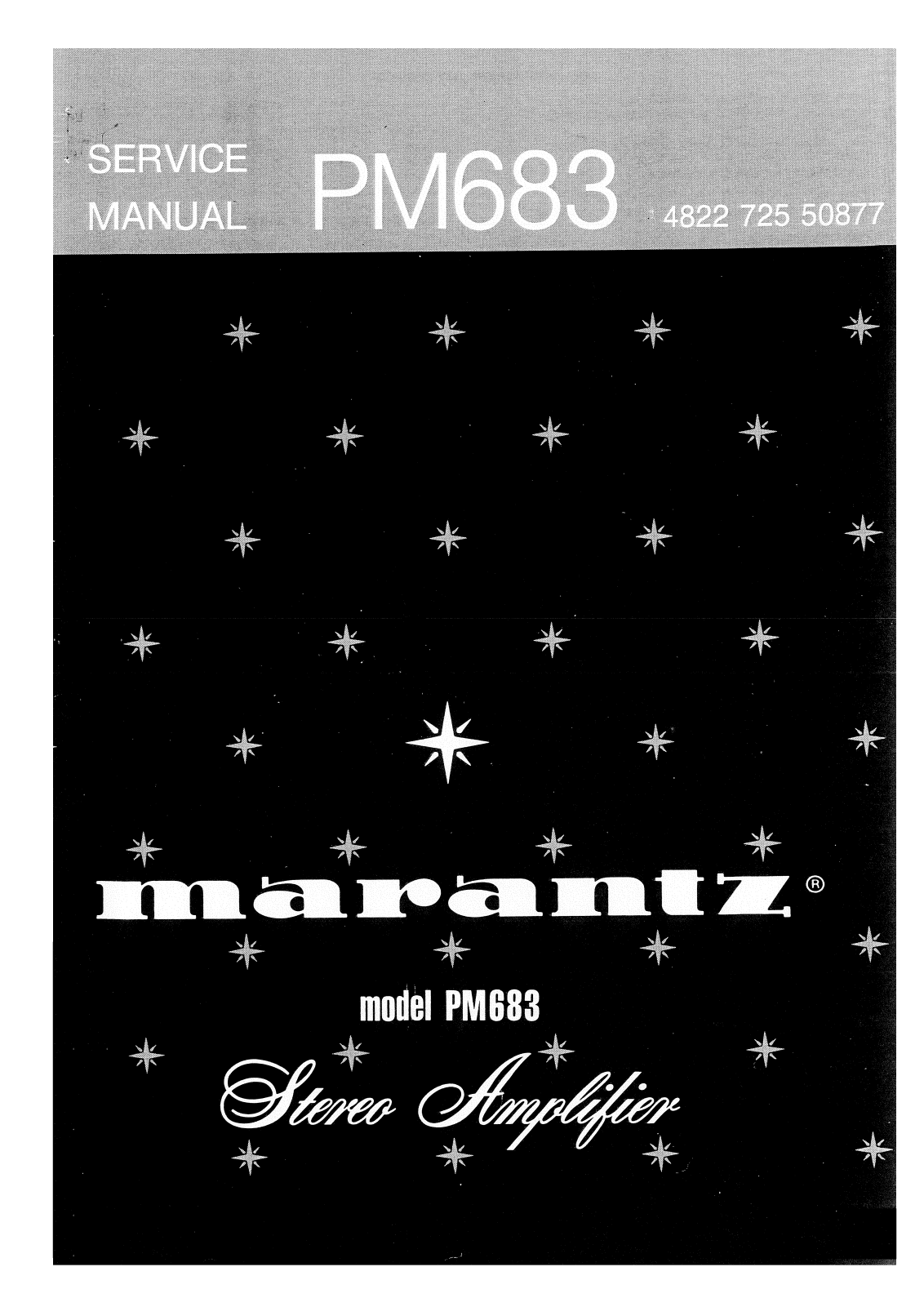 Marantz PM-683 Service Manual