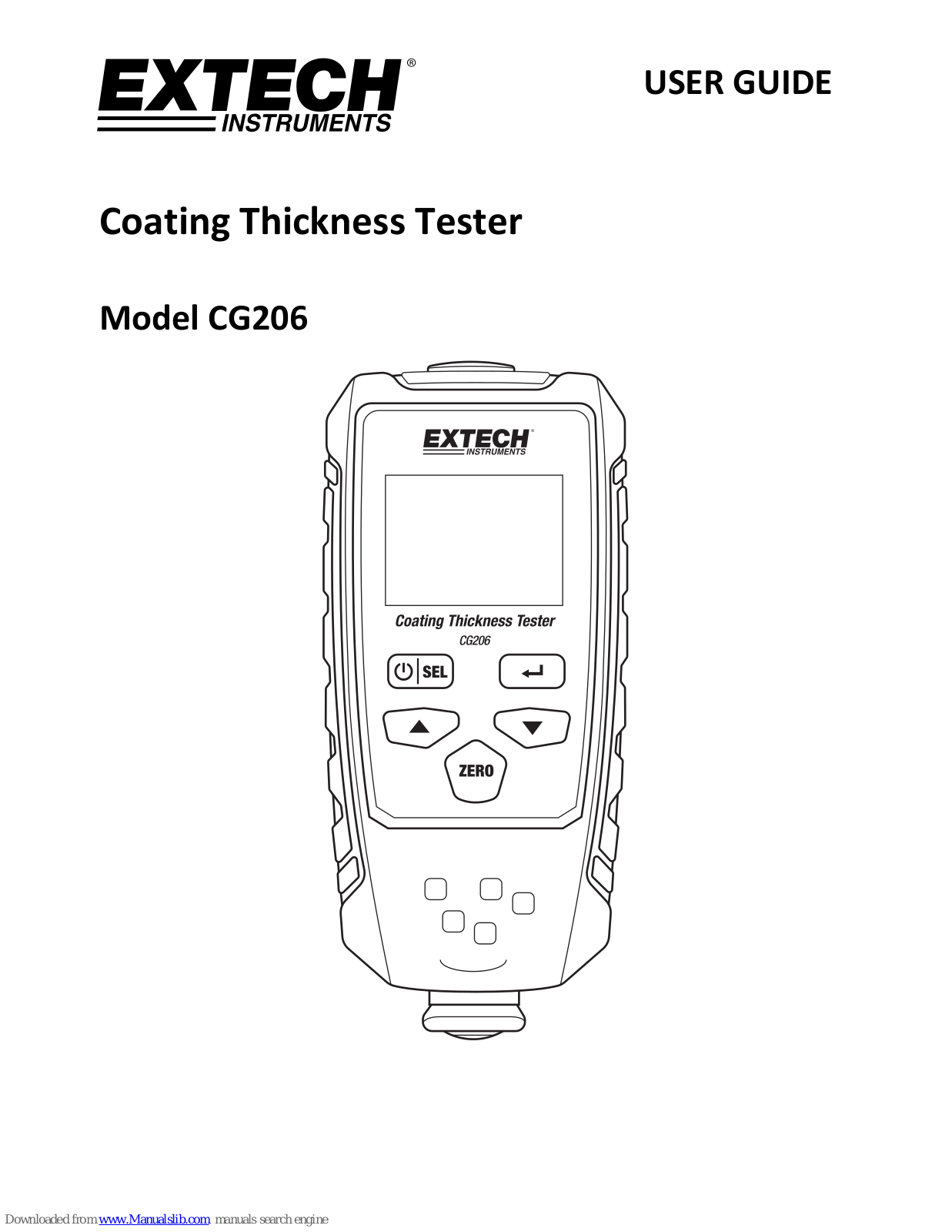 Extech Instruments CG206 User Manual