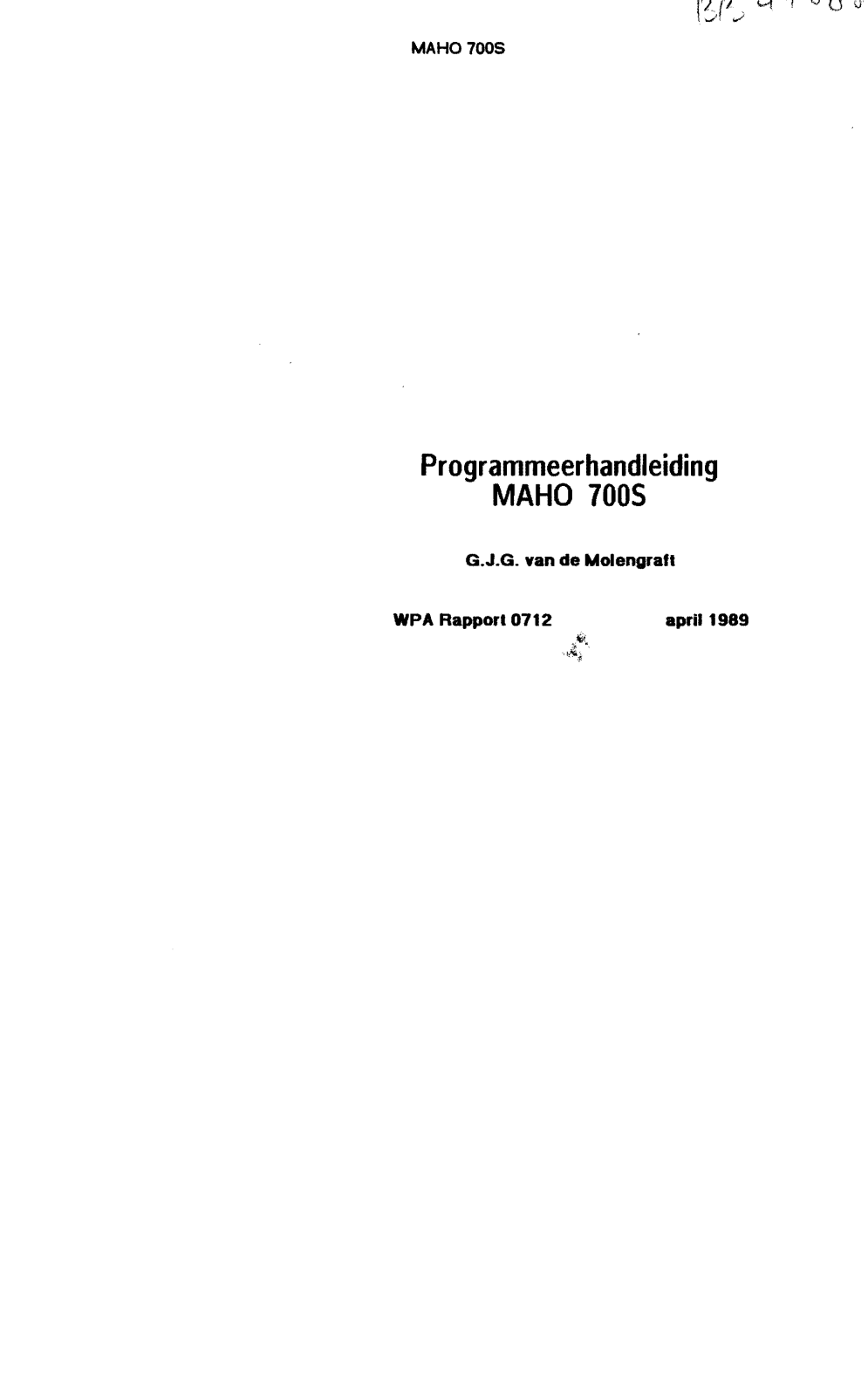 maho 7005 Programming Manual - ManualMachine.com