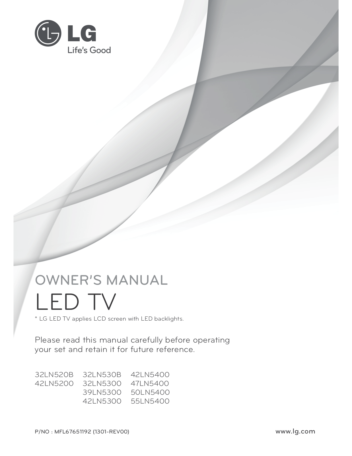 LG 32LN530B User Manual