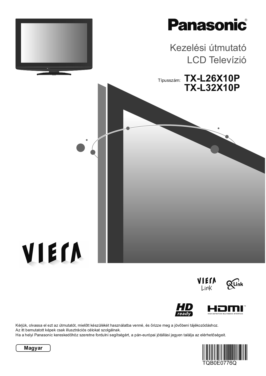 PANASONIC TX-L32X10P, TX-L26X10P User Manual