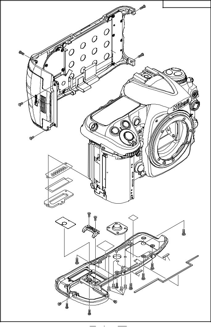 Nikon D300S Service Manual Parts List