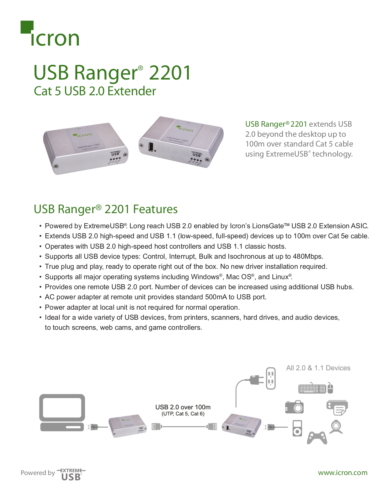 icron 00-00297 Datasheet