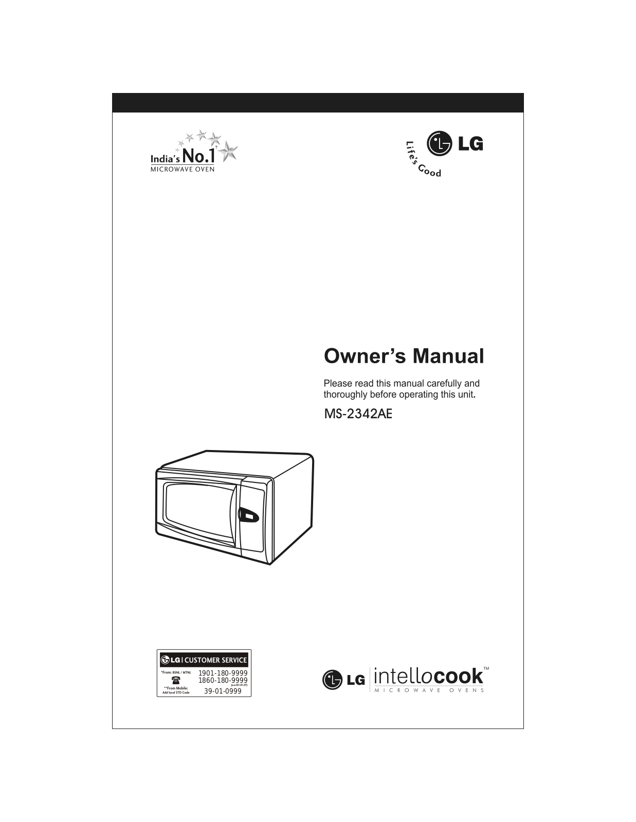 LG MS-2342AE Owner’s Manual