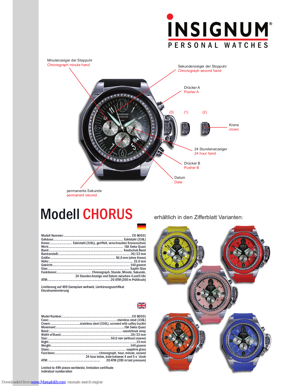 Insignum Chorus User Manual