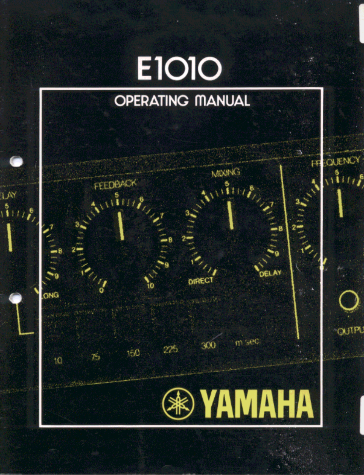 Yamaha E1010 User Manual