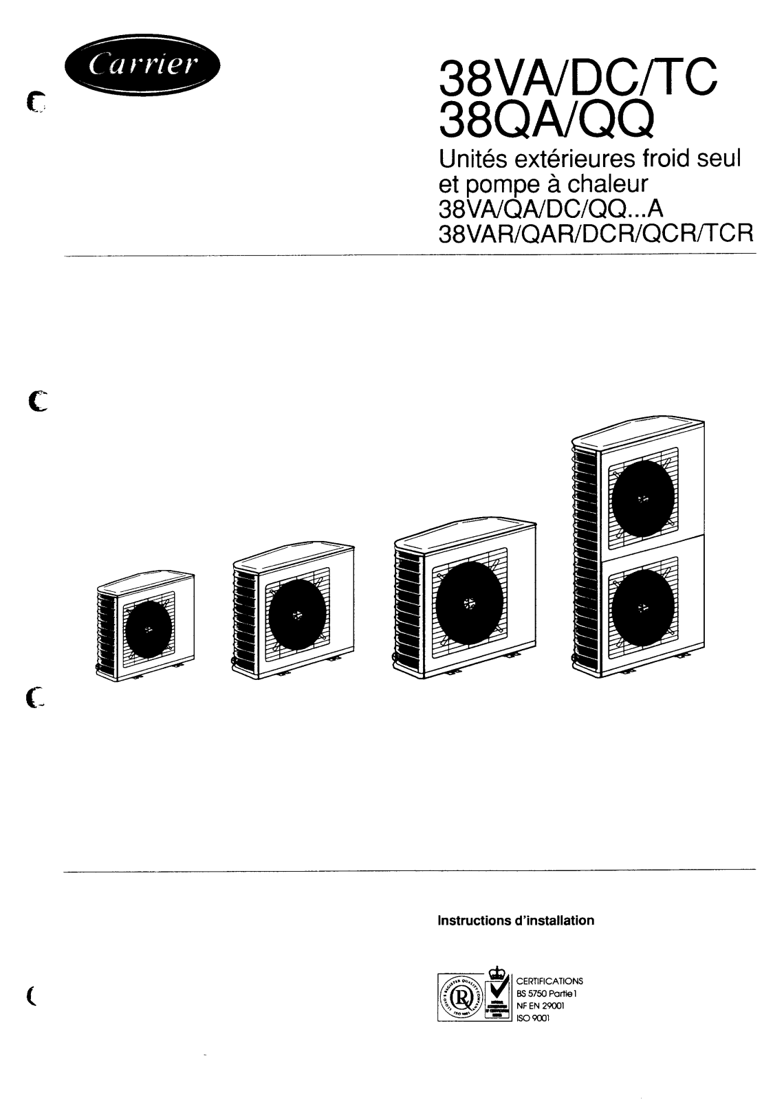 Carrier 38DCRAUT User Manual