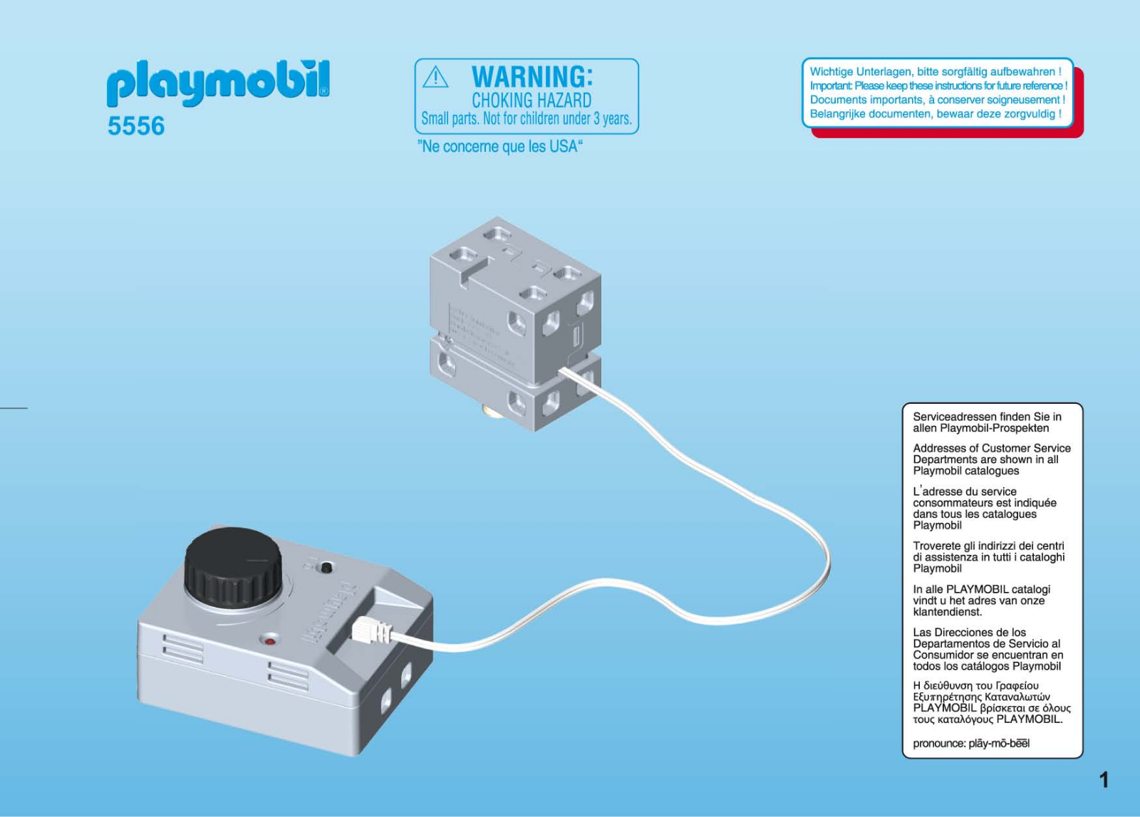 Playmobil 5556 Instructions