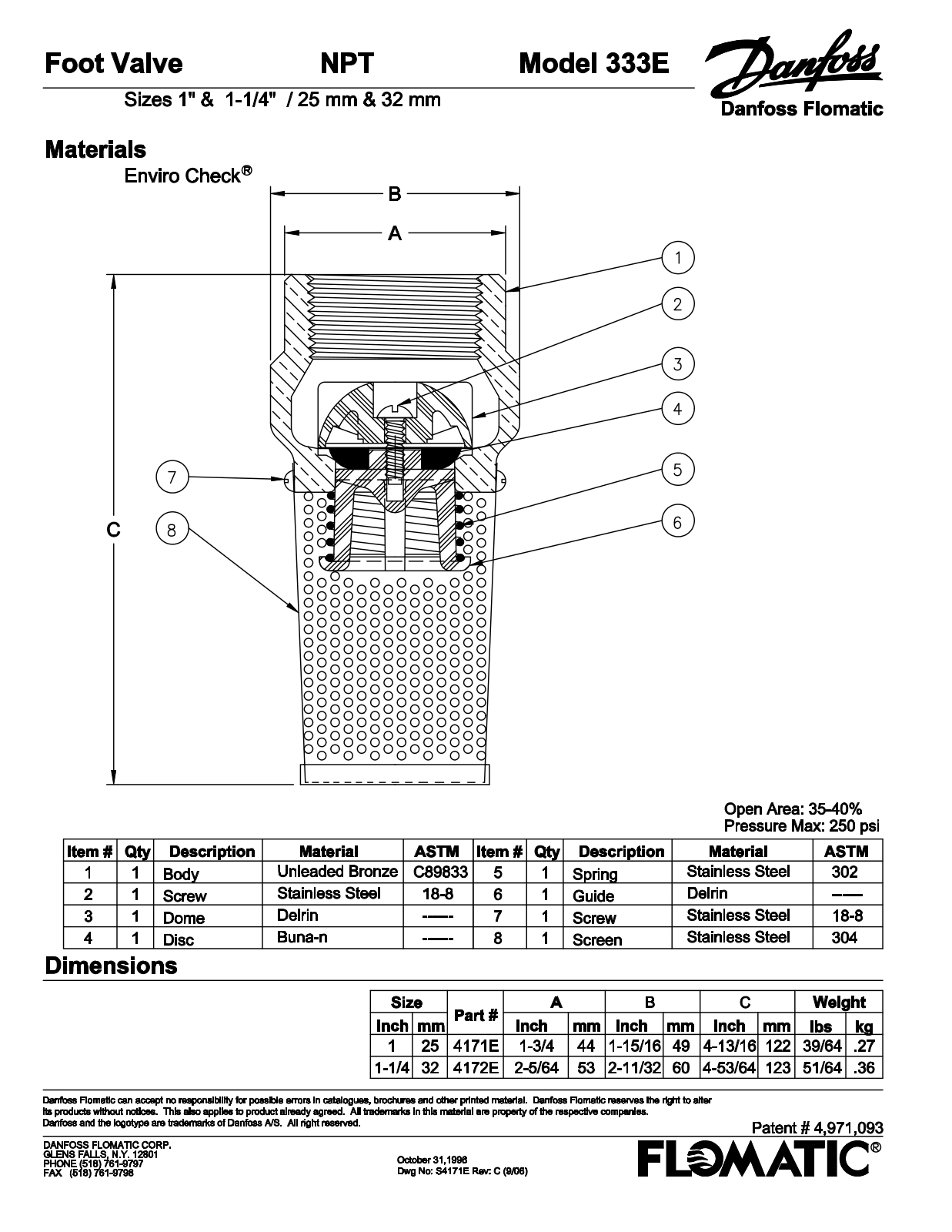 Flomatic 333E User Manual