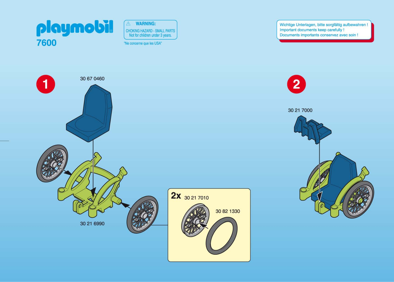 Playmobil 7600 Instructions