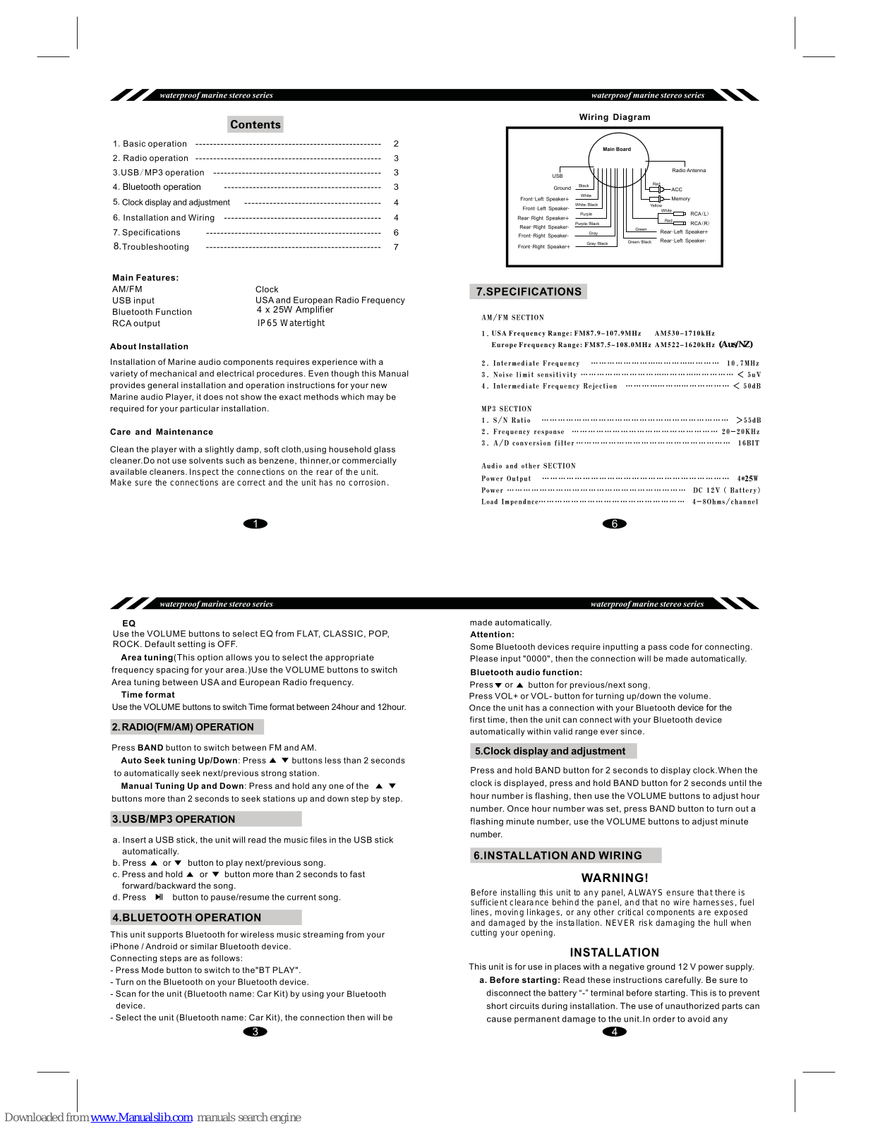 Axis MA1202 Owner's Manual