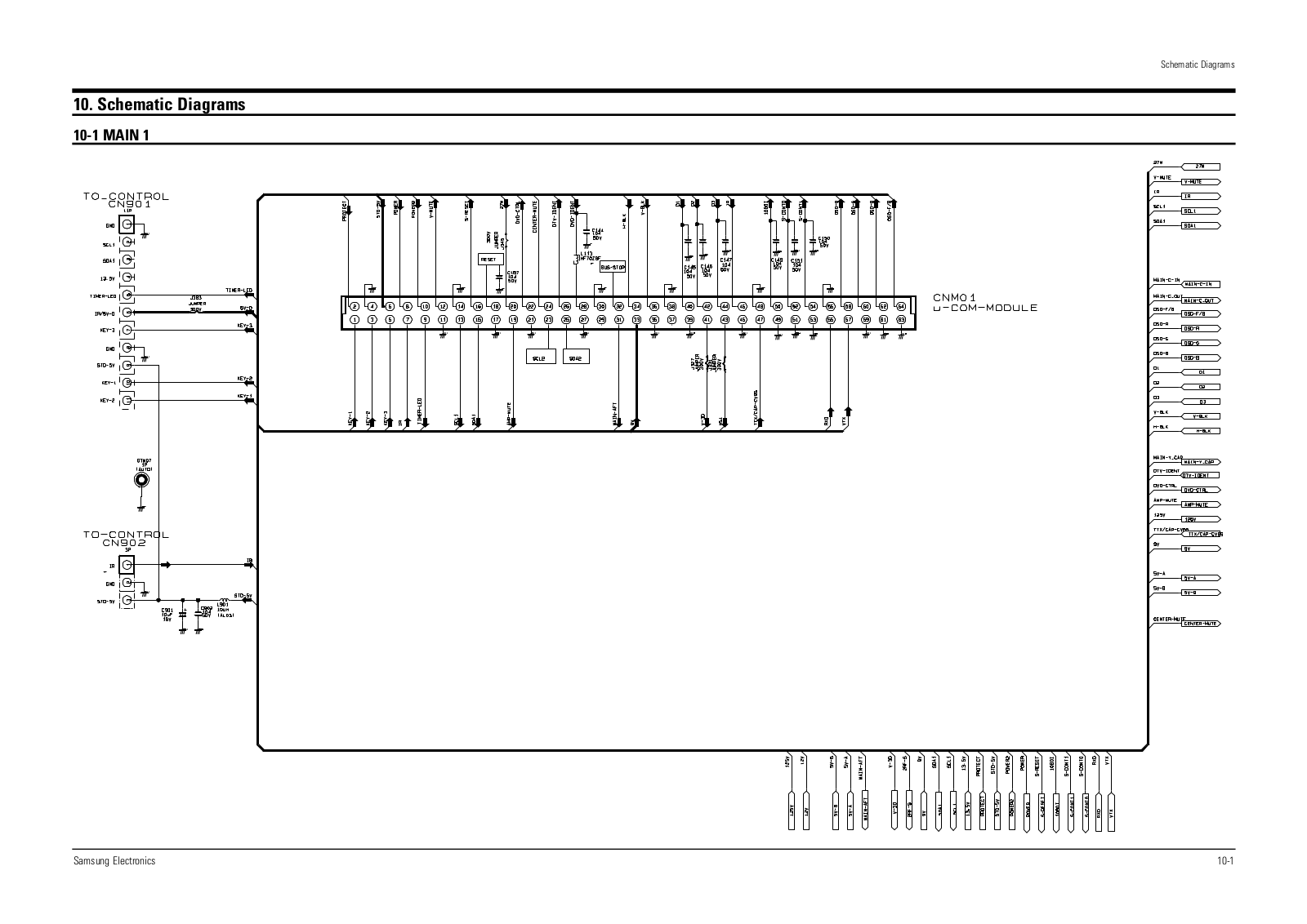 SAMSUNG SP-42W5HFR Schematic Diagram