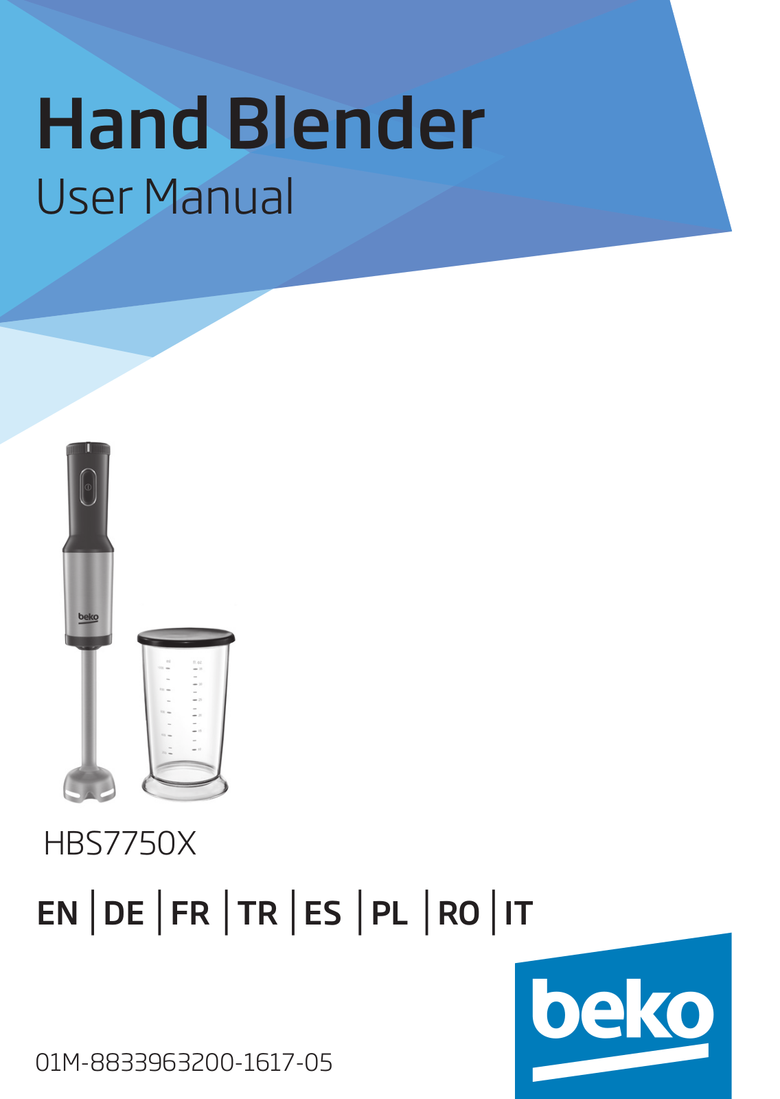 Beko HBS7750X User manual