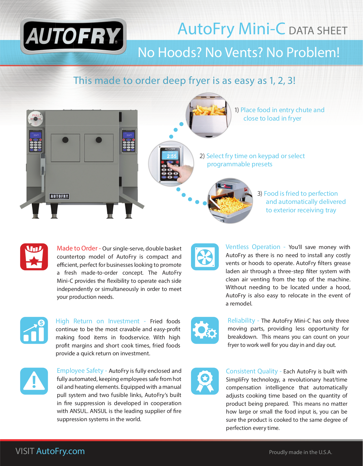 AutoFry Mini-C Datasheet