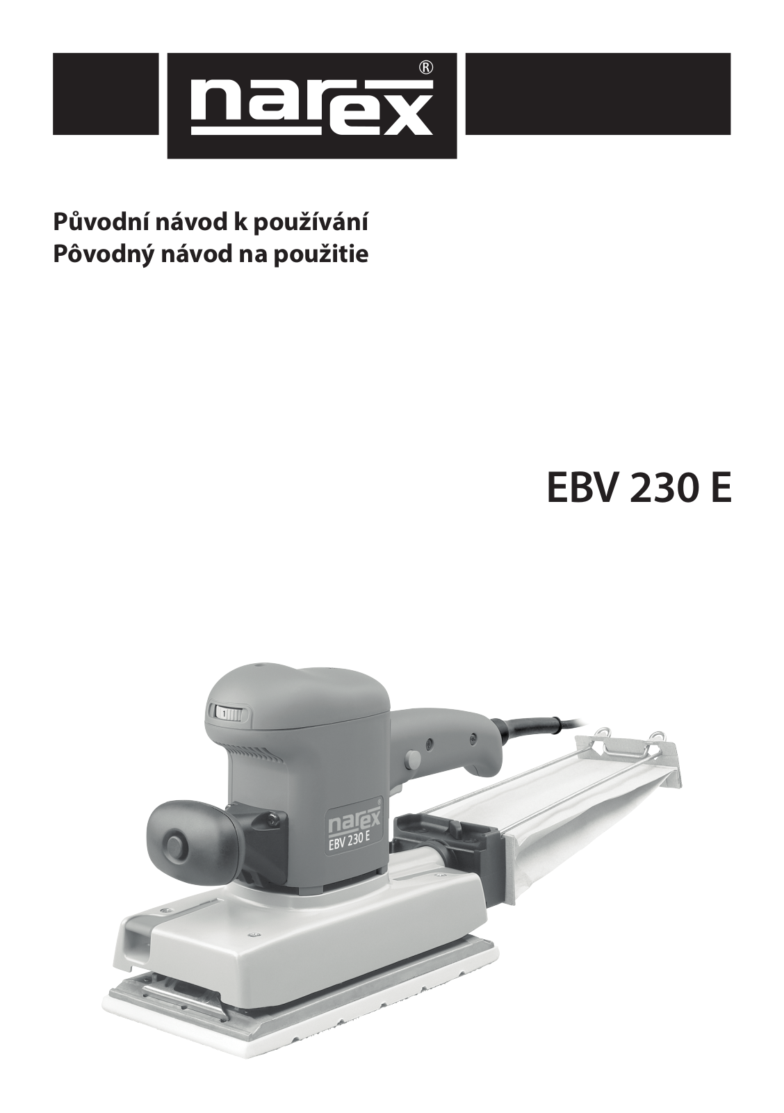 Narex EBV 230 E User Manual