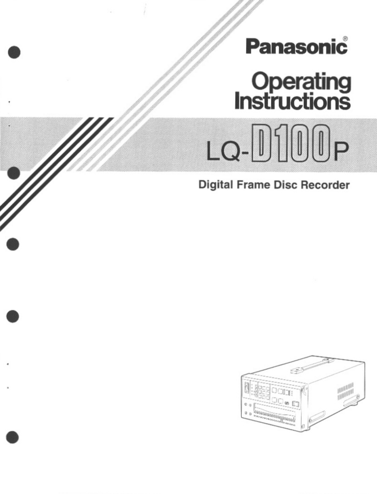 Panasonic LQD100 User Manual