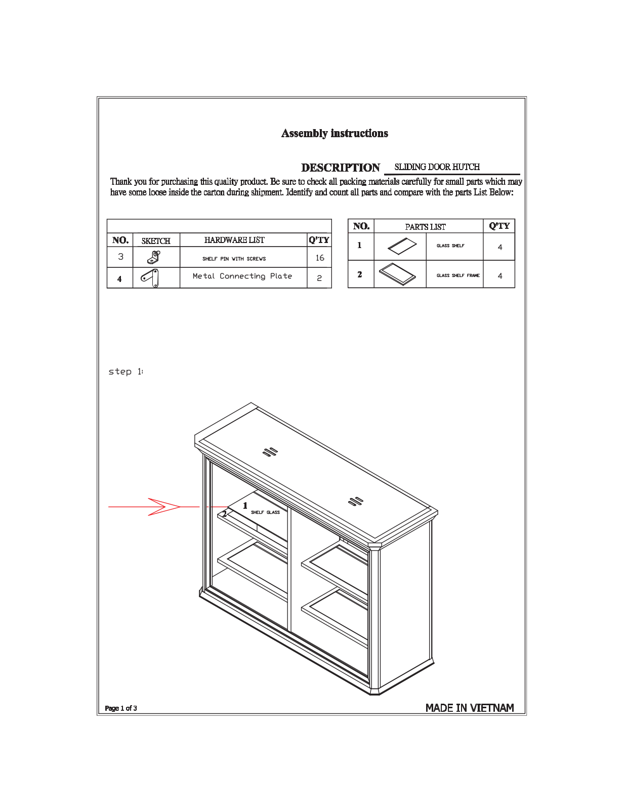 Greyleigh™ KFBS1166 Assembly Instructions - ManualMachine.com