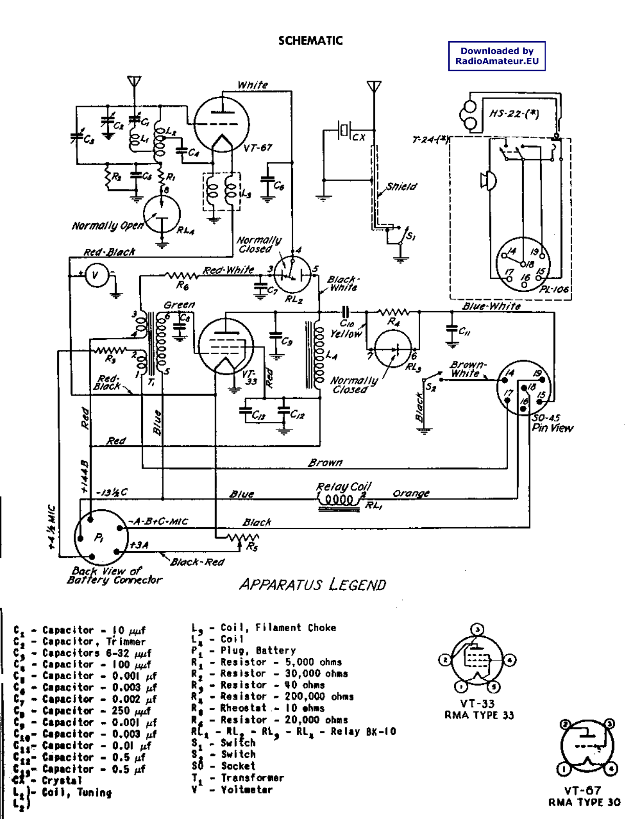 Pozosta BC-222 Schematic