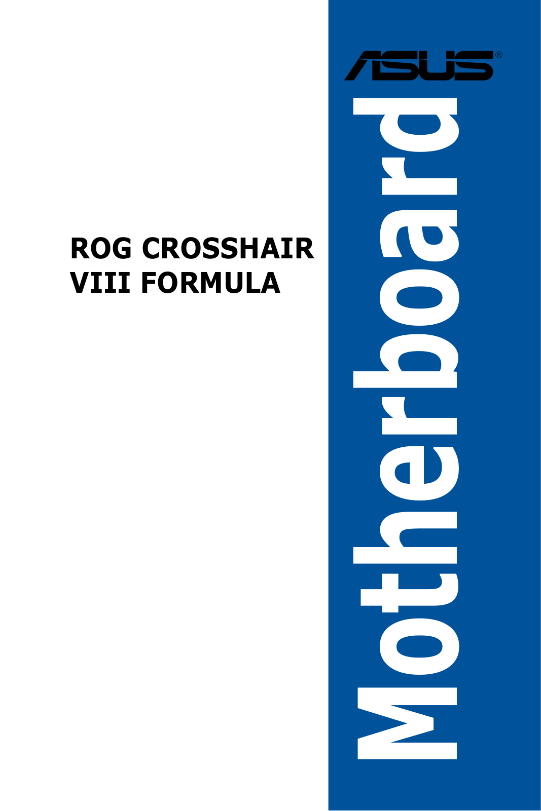 ASUS ROG Crosshair VIII Formula Service Manual