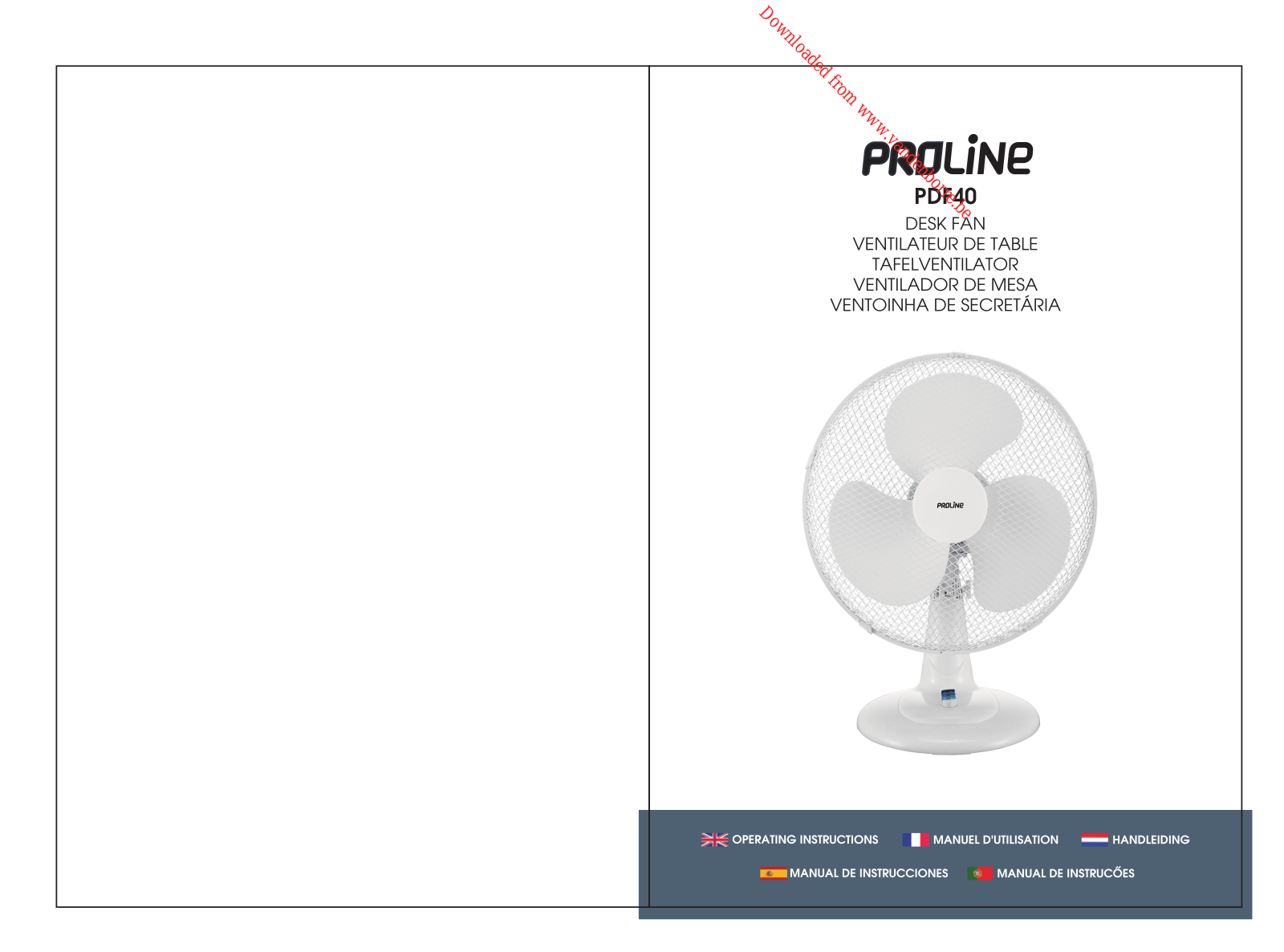 PROLINE PDF40 User Manual