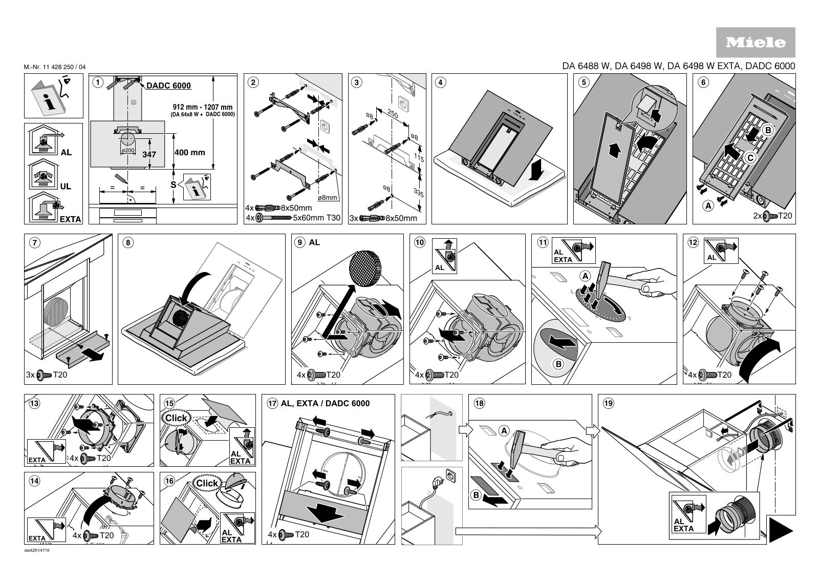 Miele DA 6498 W User Manual