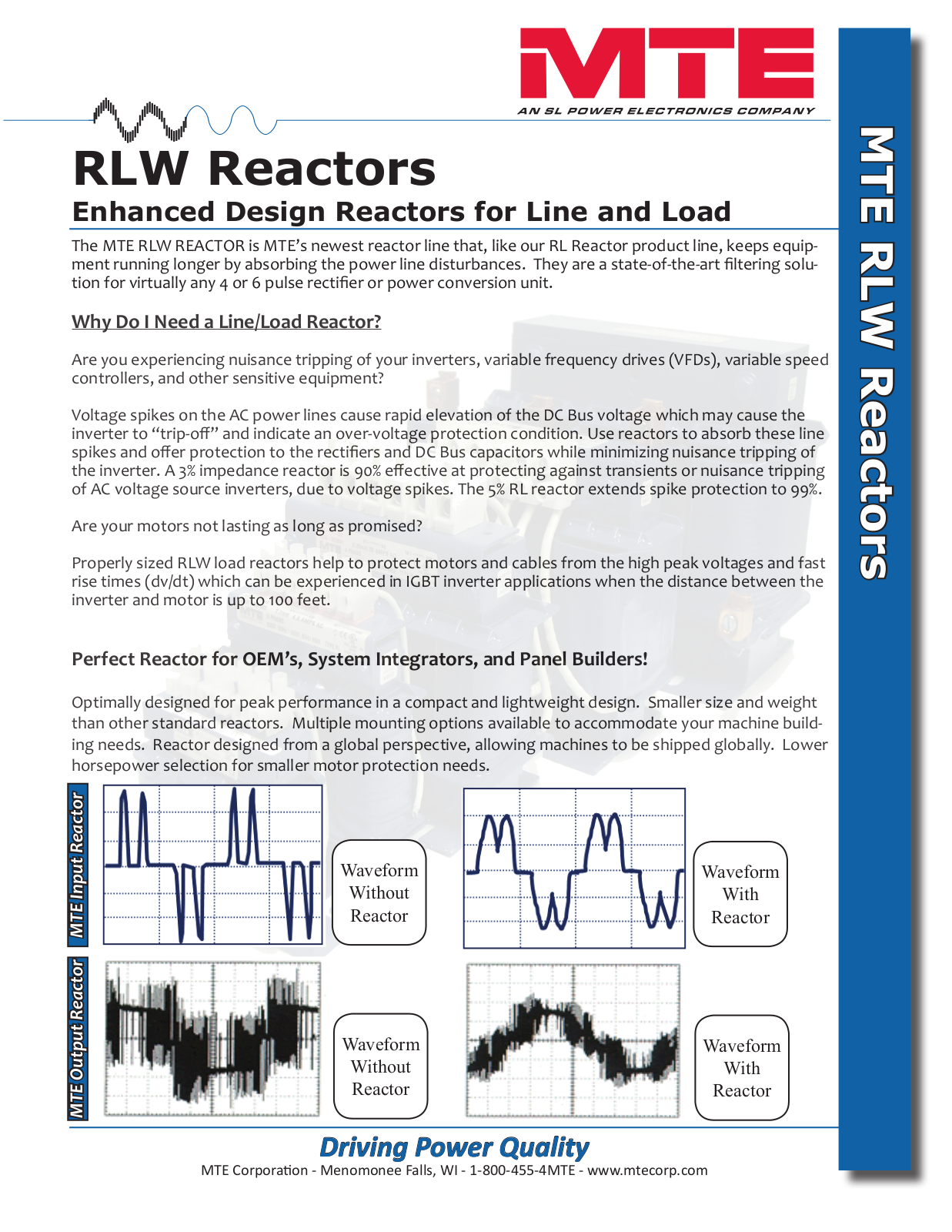 MTE RLW Reactors Brochure