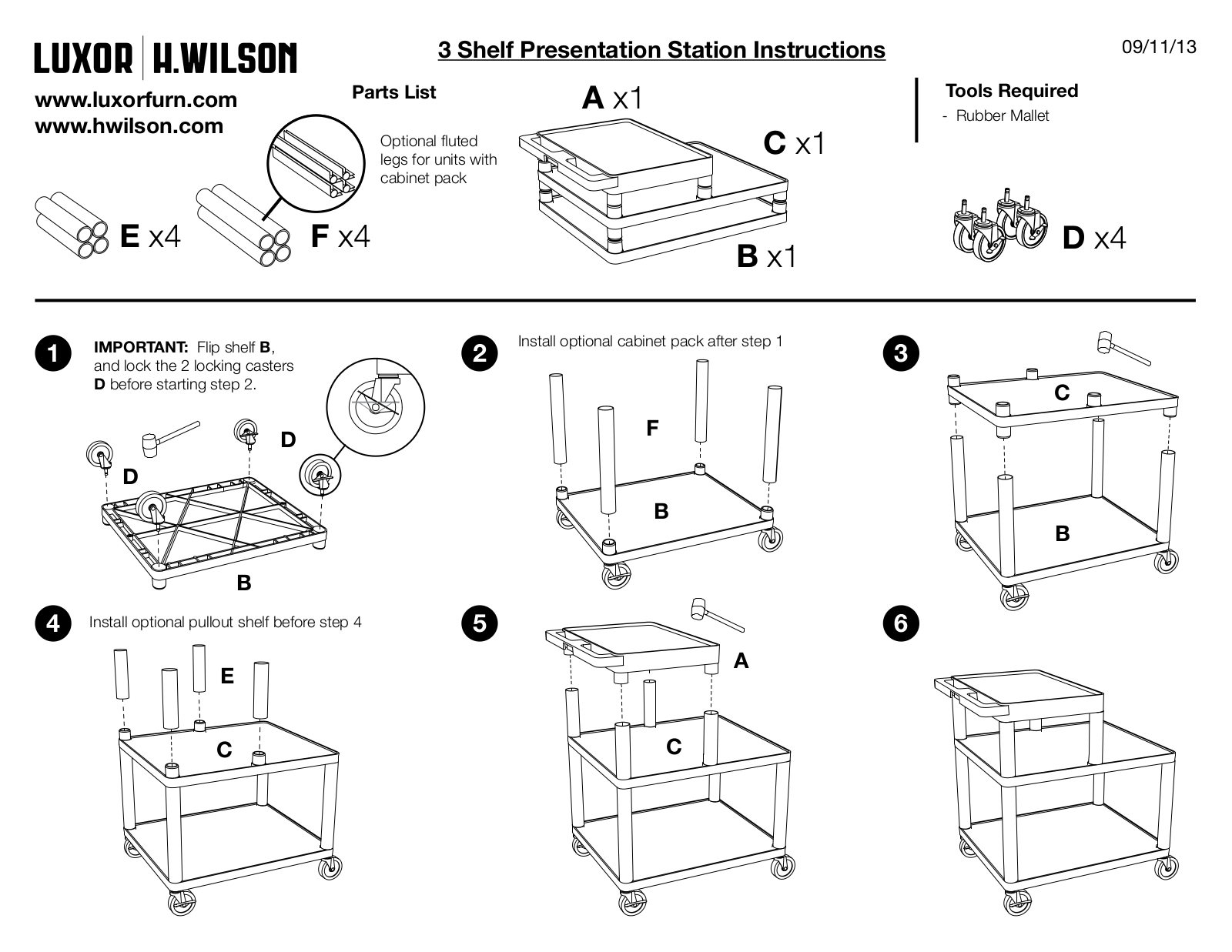 Luxor|H.Wilson OHT42C-B User Manual