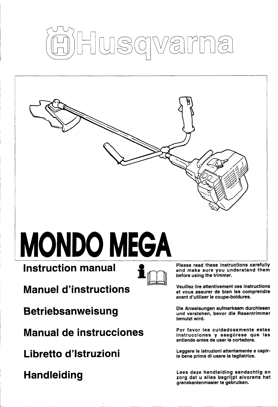 HUSQVARNA MONDO MEGA User Manual