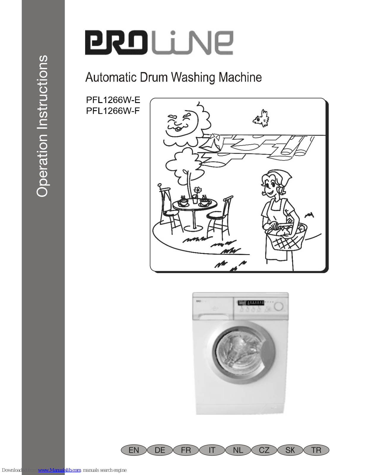 Proline PFL1266W-E, PFL1266W-F, PFL1165W-E User Manual