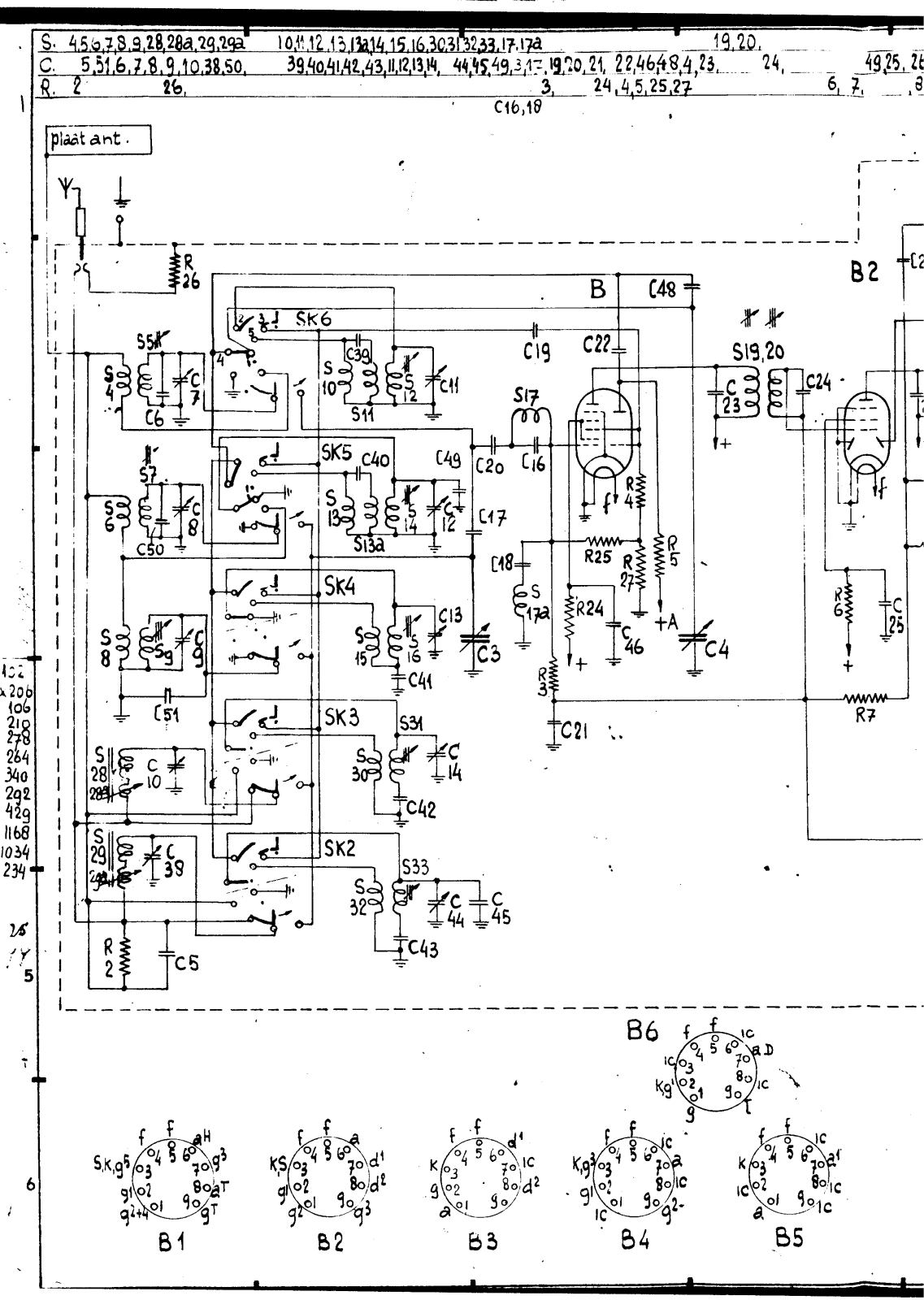 Philips BX449A Schematic