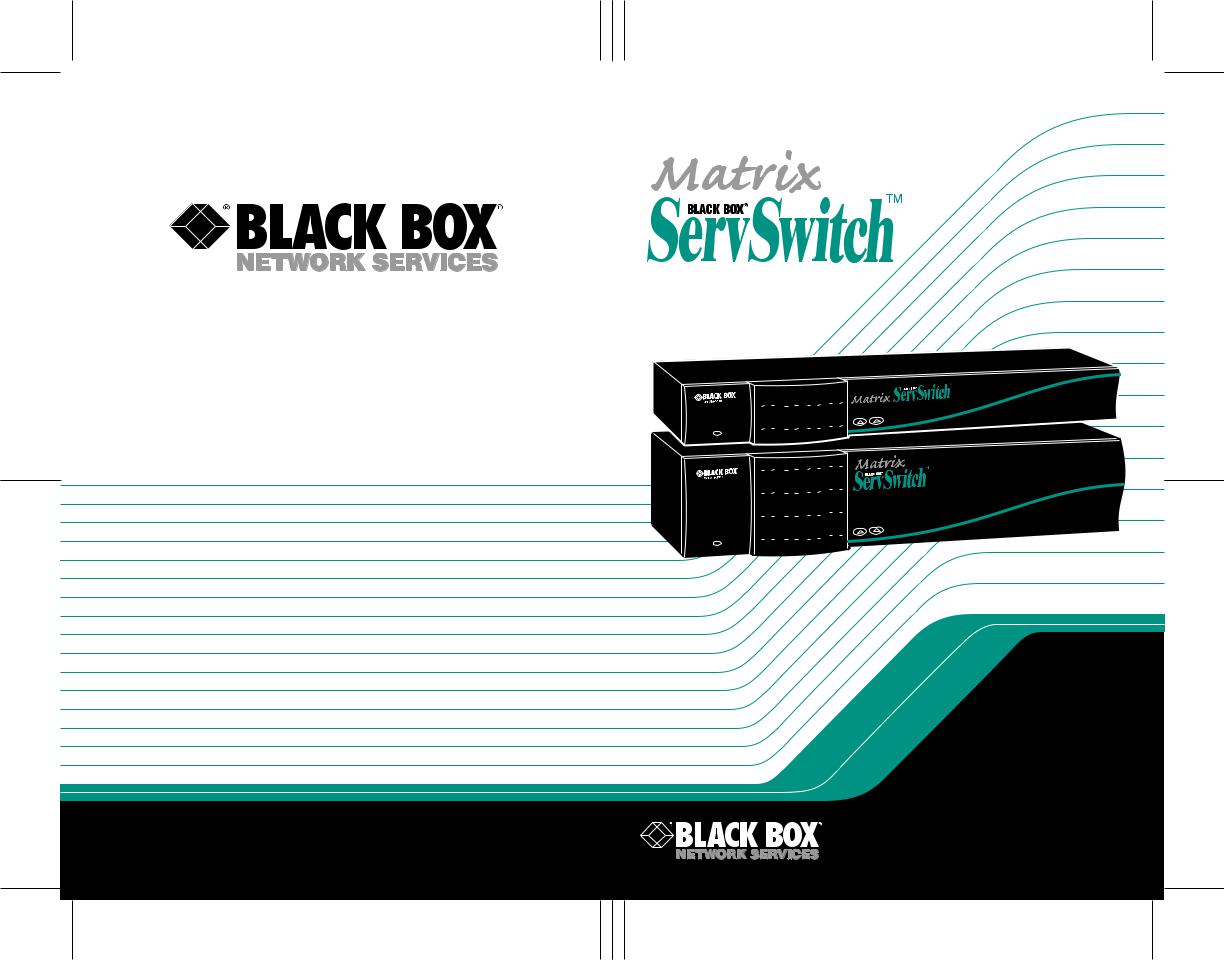 Black Box ServSwitch User Manual