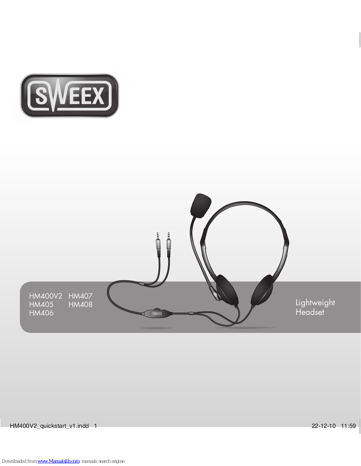 SWEEX HM400V2, HM405, HM406, HM407, HM408 User Manual