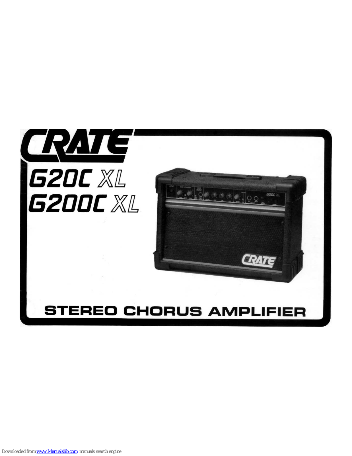 Crate G200CXL, G20CXL User Manual