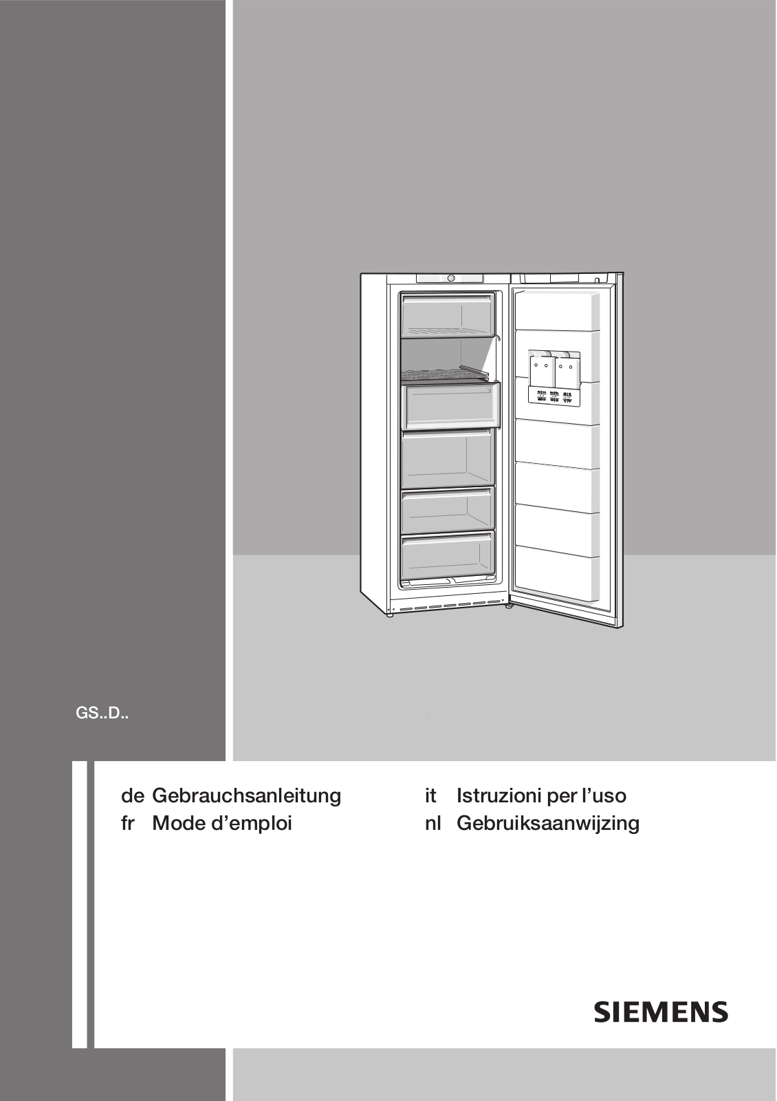 SIEMENS GS26DN11 User Manual