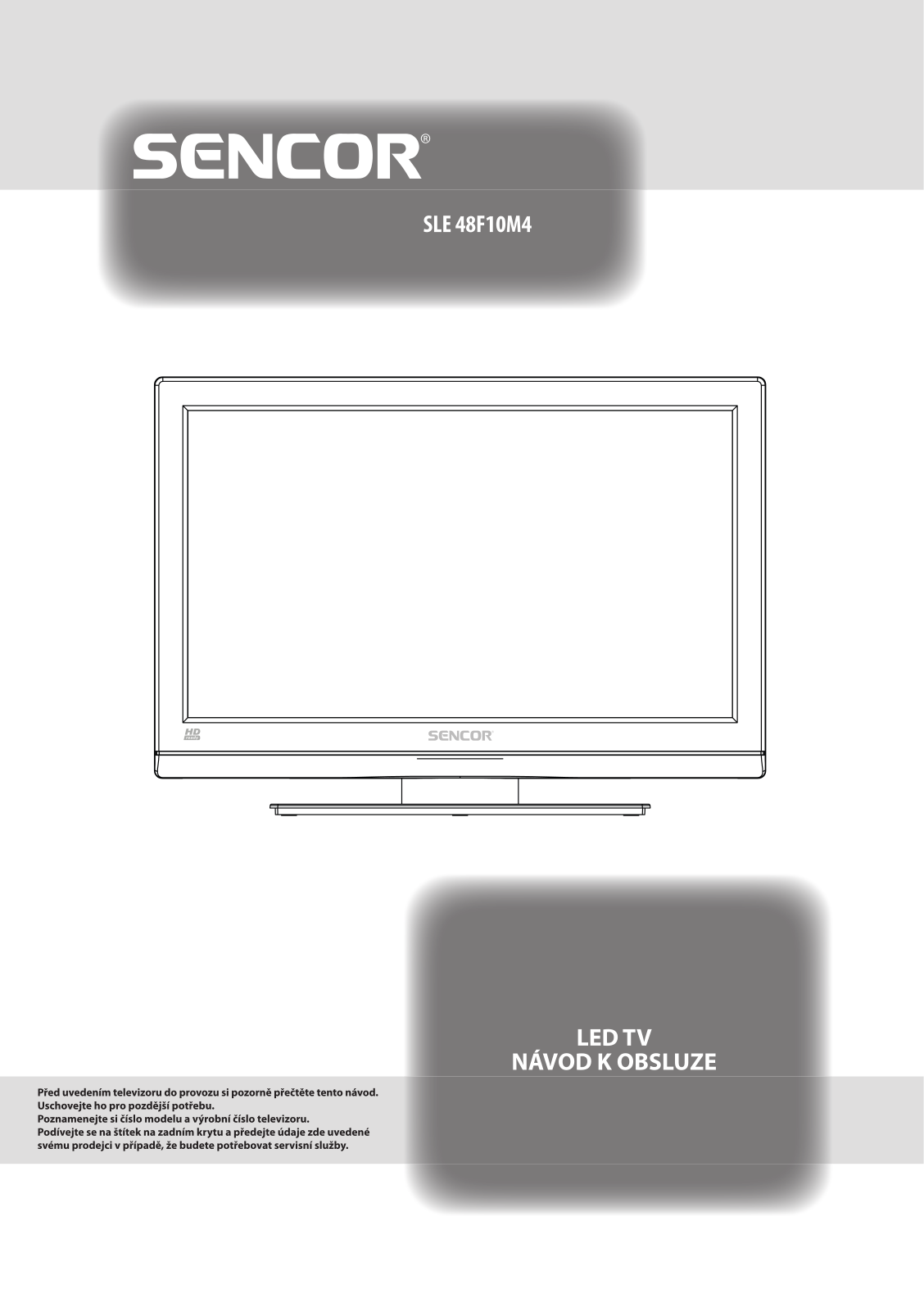 Sencor SLE 48F10M4 User Manual