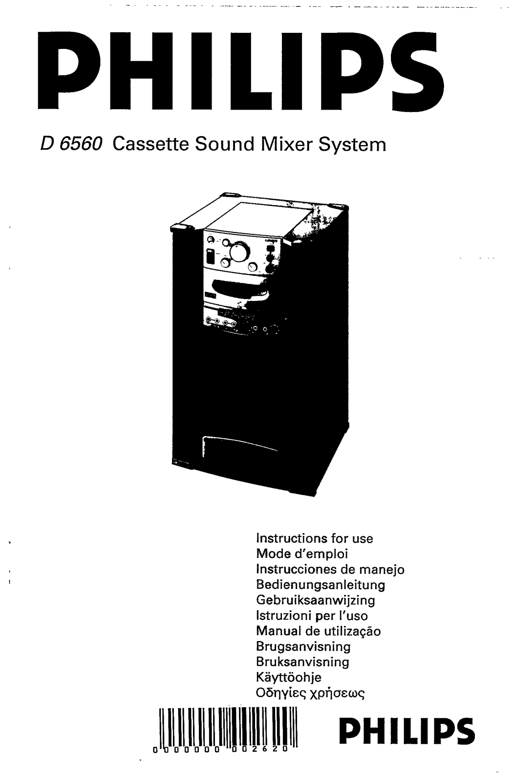 Philips D6560/00 User Manual