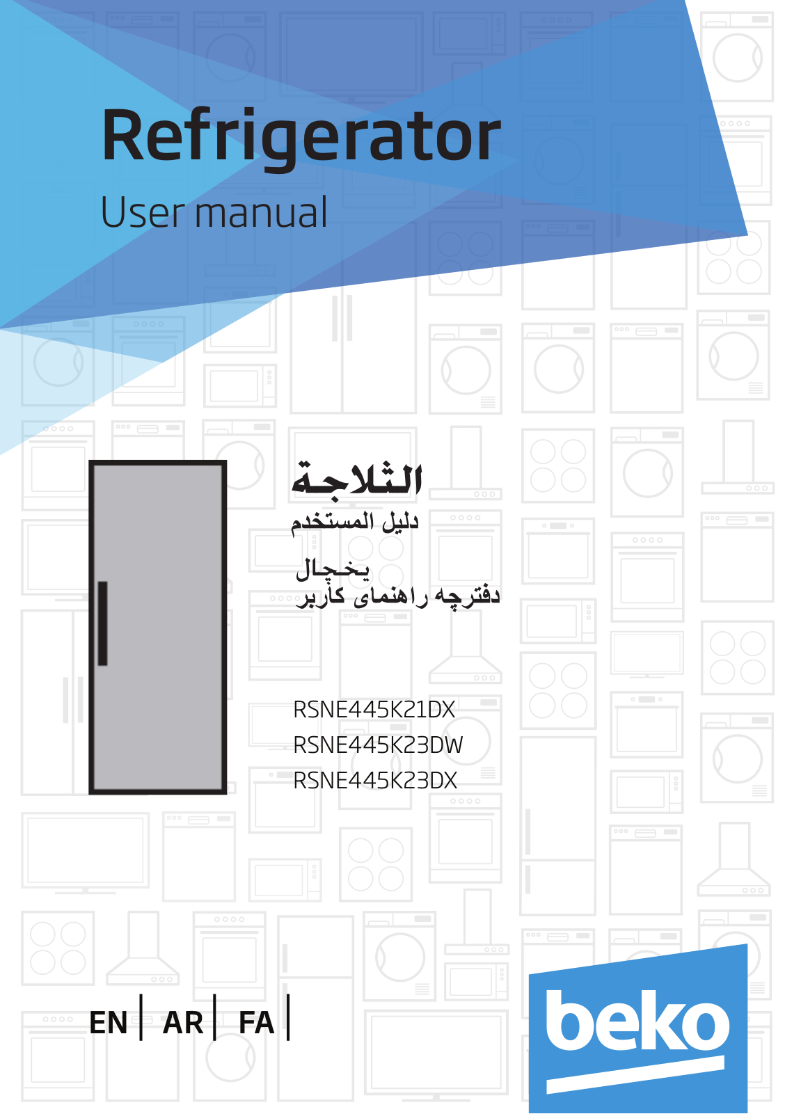 Beko RSNE445K23DX User manual