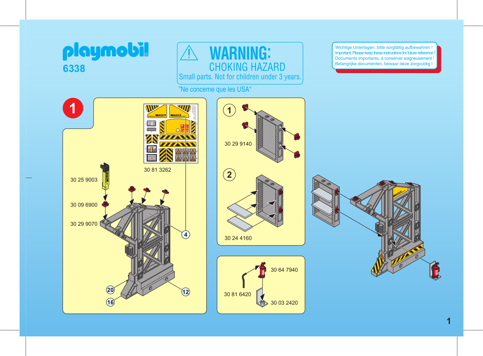 Playmobil 6338 Instructions