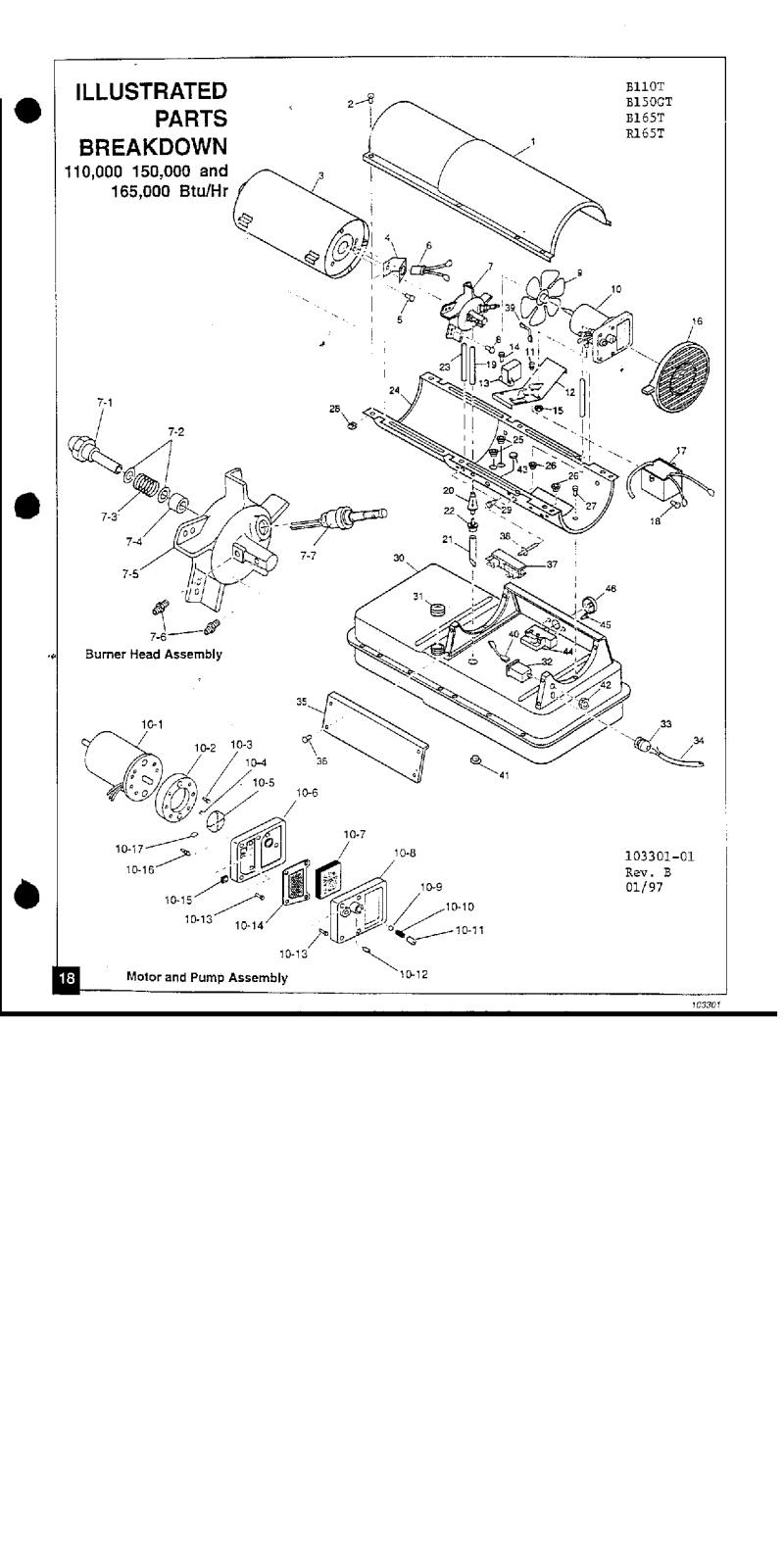 Desa Tech B110T, B150GT, B165T, R165T Owner's Manual