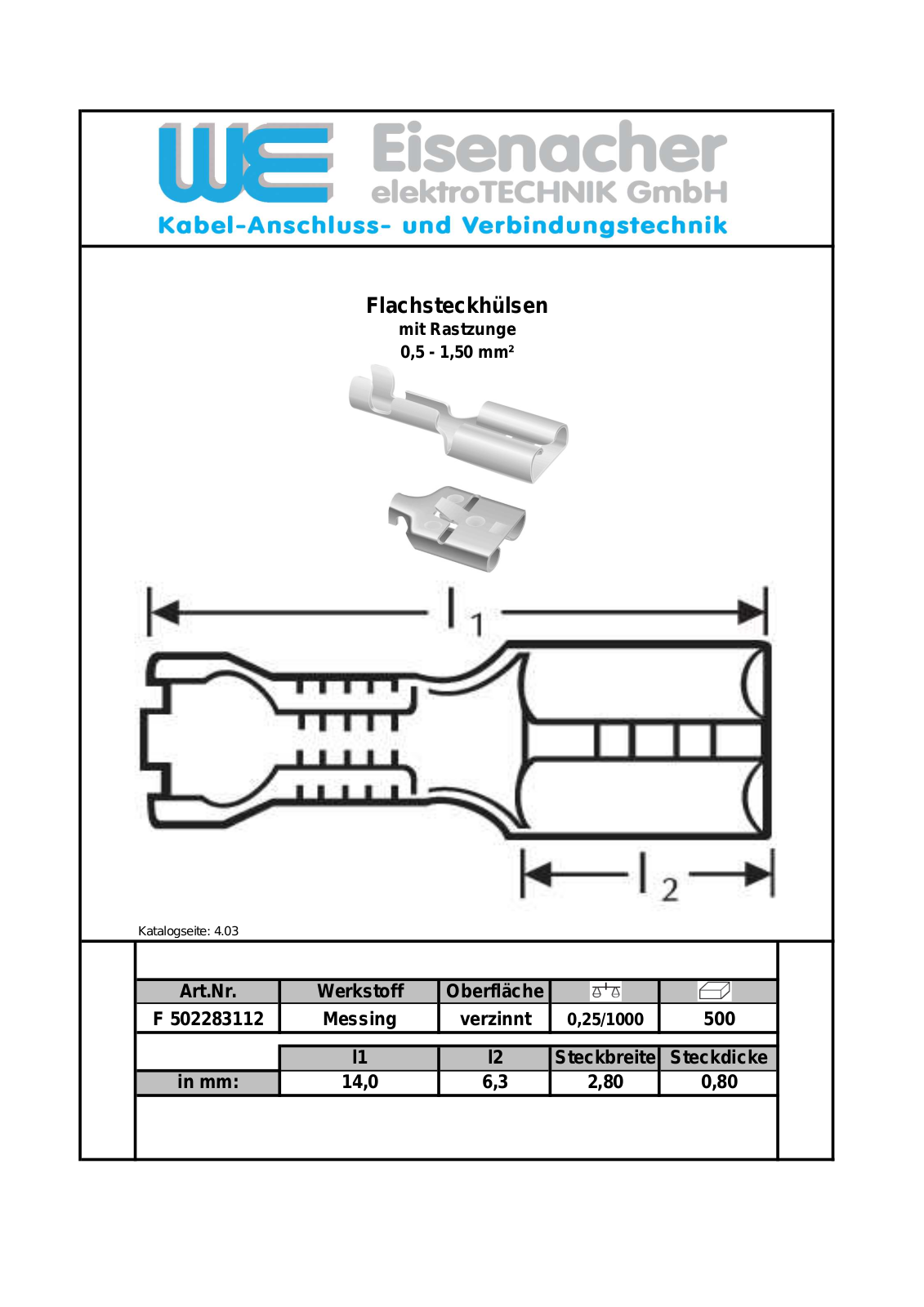 Datasheet FSH-M1 2,8 Datasheet (FREI) - ManualMachine.com